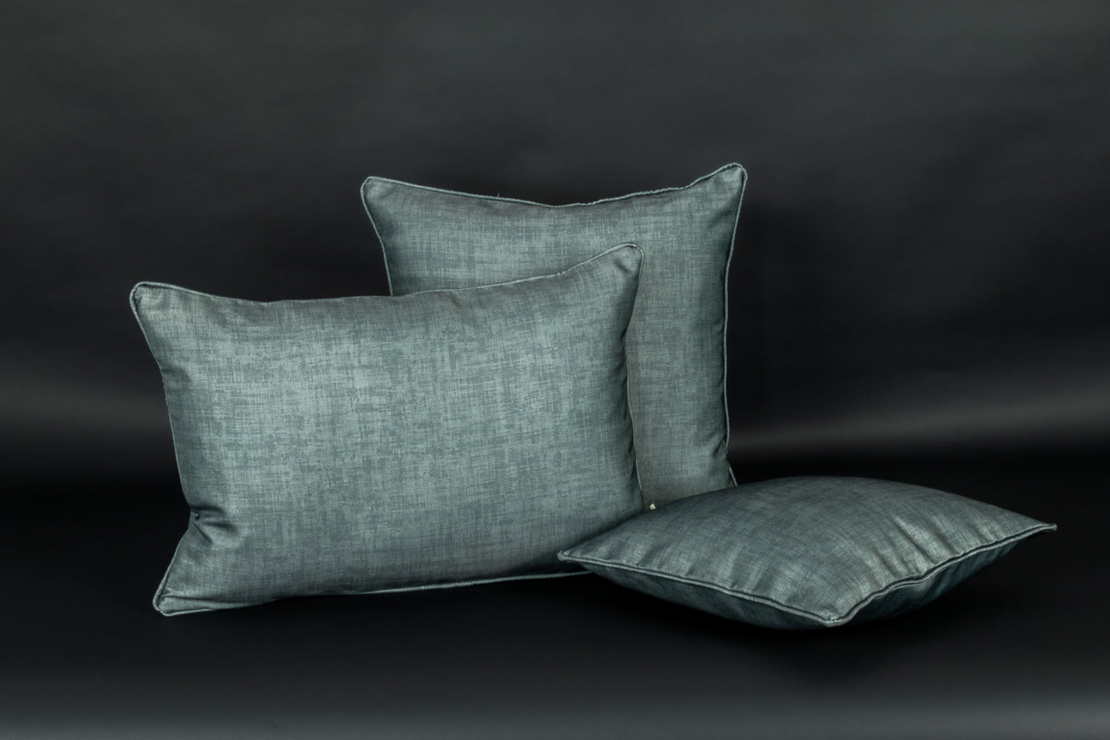 Peru Kederkissen Dunkelgrau