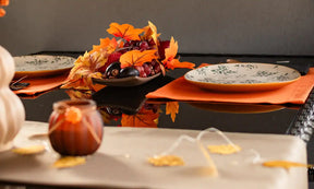 Panama Bestecktasche Orange (2er Set)