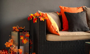 Panama Uni Kederkissen Schwarz