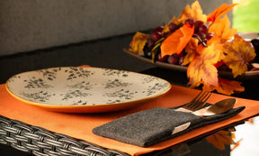 Panama Tischtextilien Schwarz