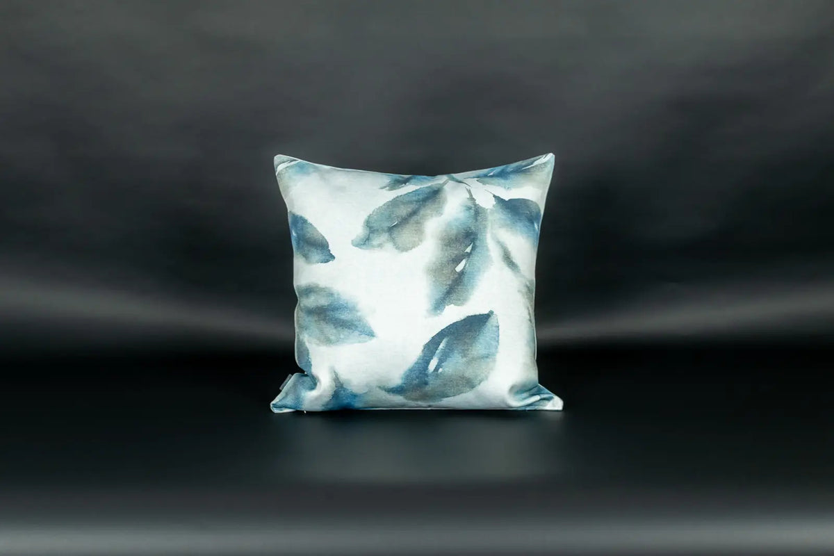 Leaves Kissen Petrol