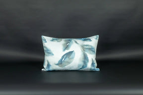 Leaves Kissen Petrol