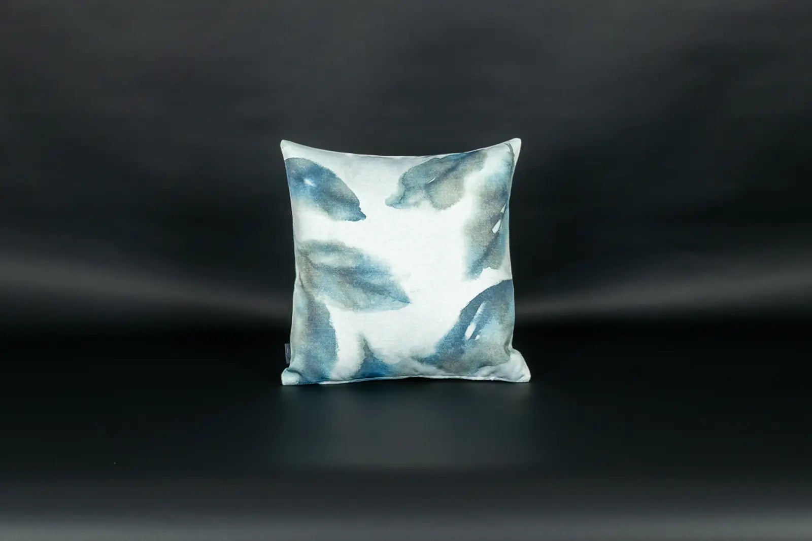 Leaves Kissen Petrol