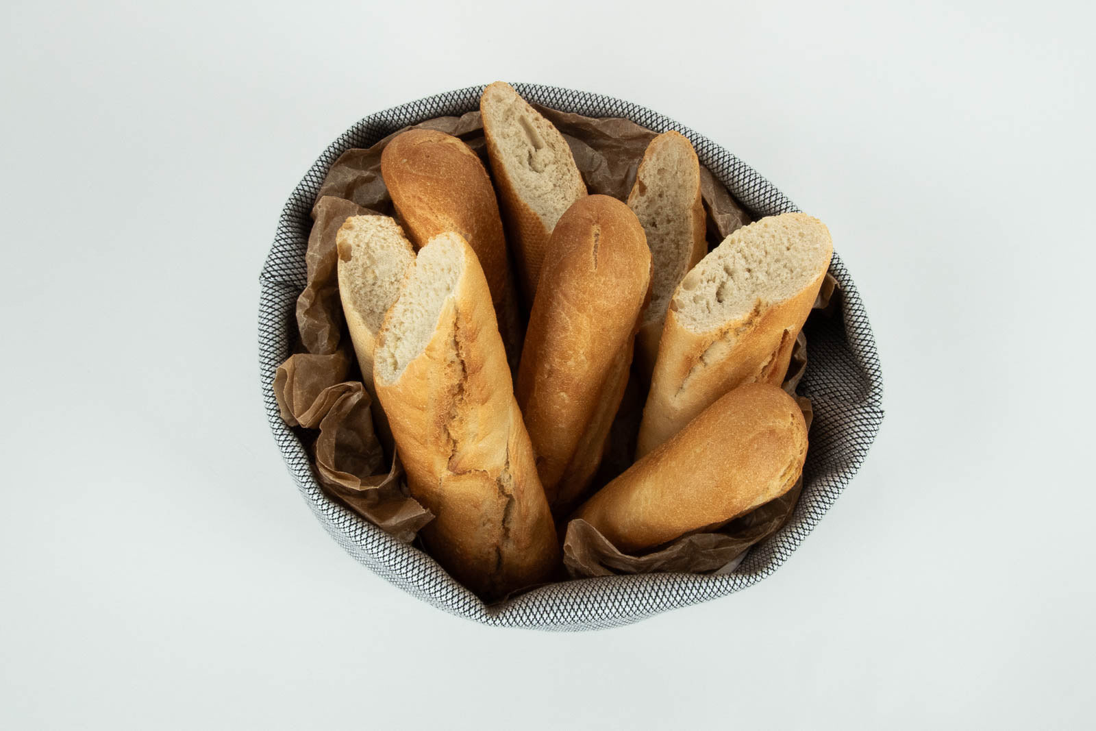 Diamant Brotkorb Schwarz