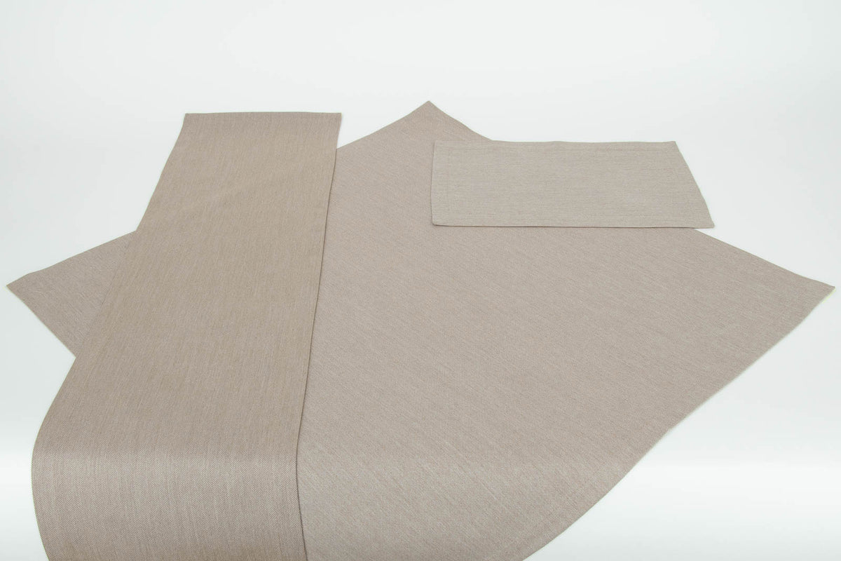 Panama Tischtextilien Sand