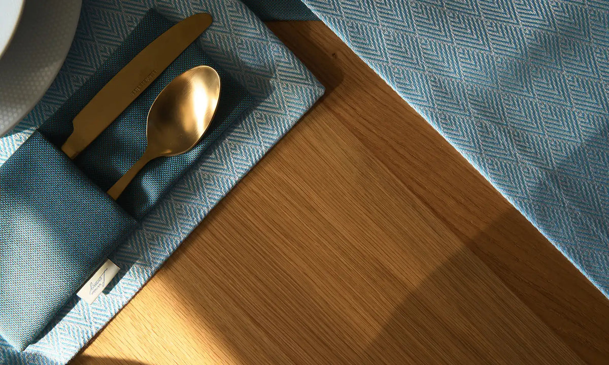 Diamant Platzset Hellblau