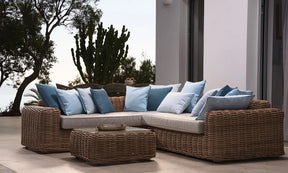 Raute Kissen Hellblau