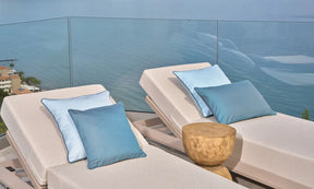 Diamant Kissen Hellblau