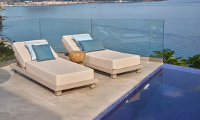 Raute Kederkissen Hellblau