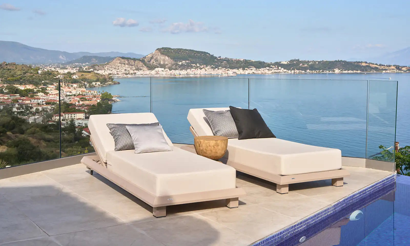 Diamant Kederkissen Schwarz