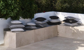 Diamant Kissen Schwarz