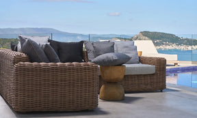 Diamant Kissen Schwarz