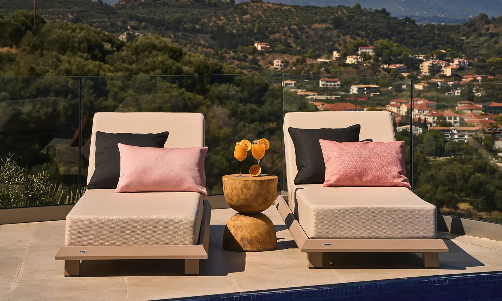 Panama Uni Kissen Schwarz