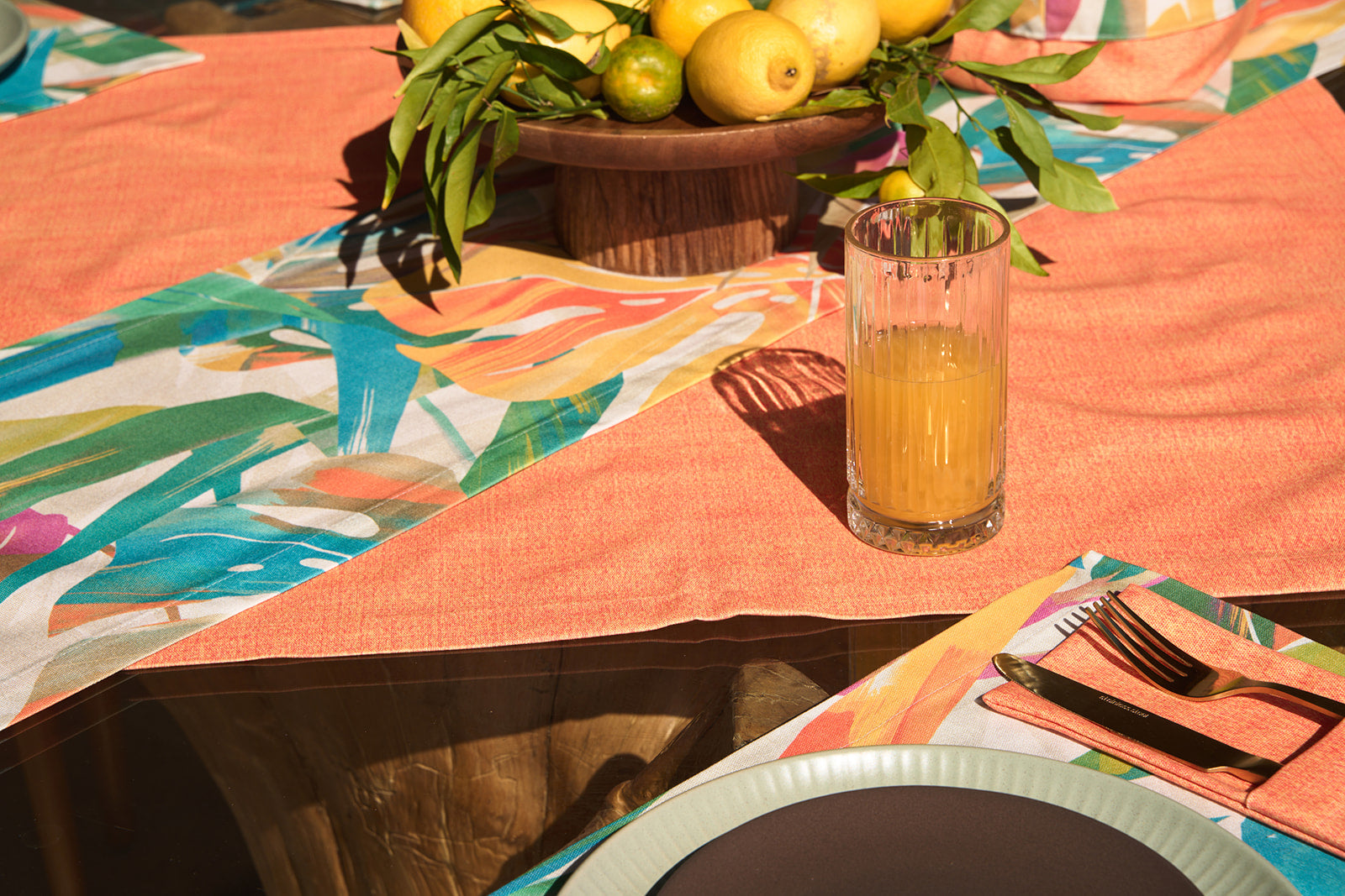 Tropical Platzset Salvador Coral (2er Set)