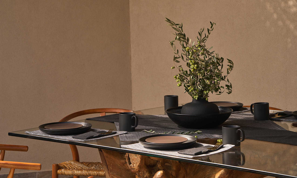 Diamant Platzset Schwarz