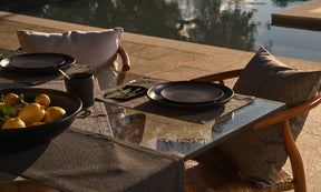 Diamant Tischtextilien Schwarz