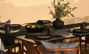 Raute Tischtextilien Schwarz