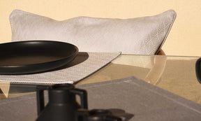 Panama Tischtextilien Grau