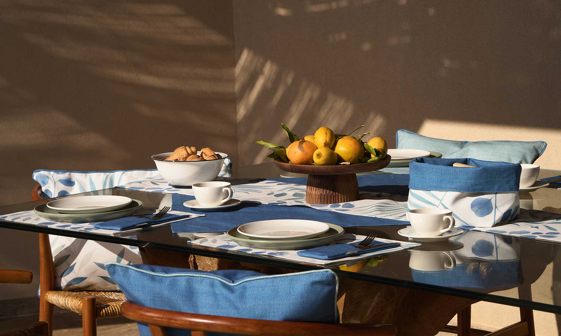 Salvador Platzset Blau (2er Set)