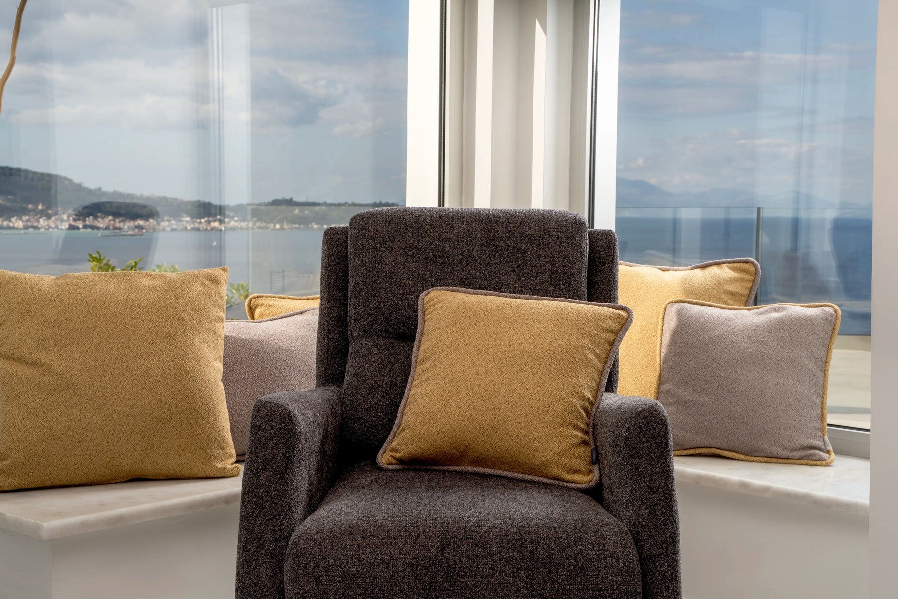 Signature Kederkissen Senf