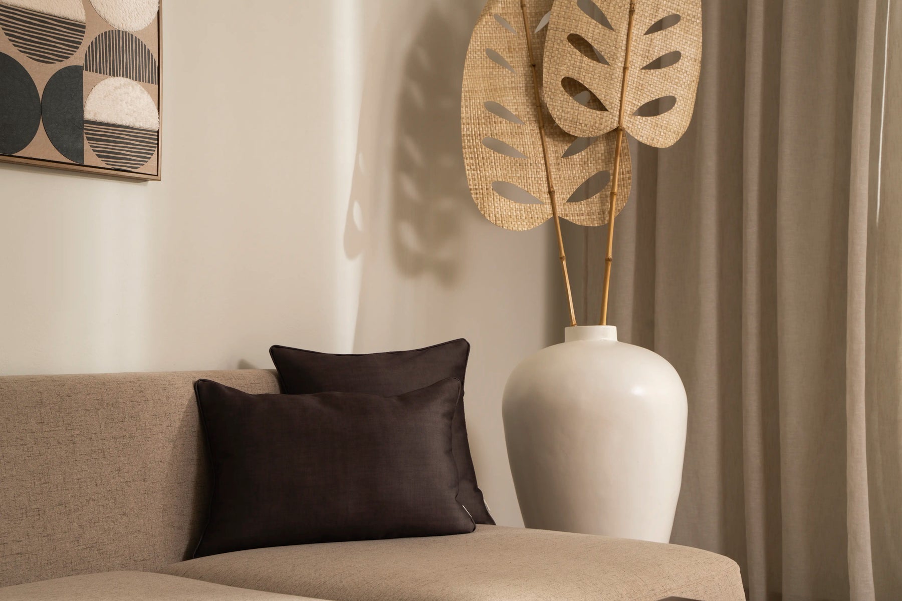 Peru Kederkissen Braun