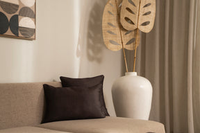 Peru Kederkissen Braun