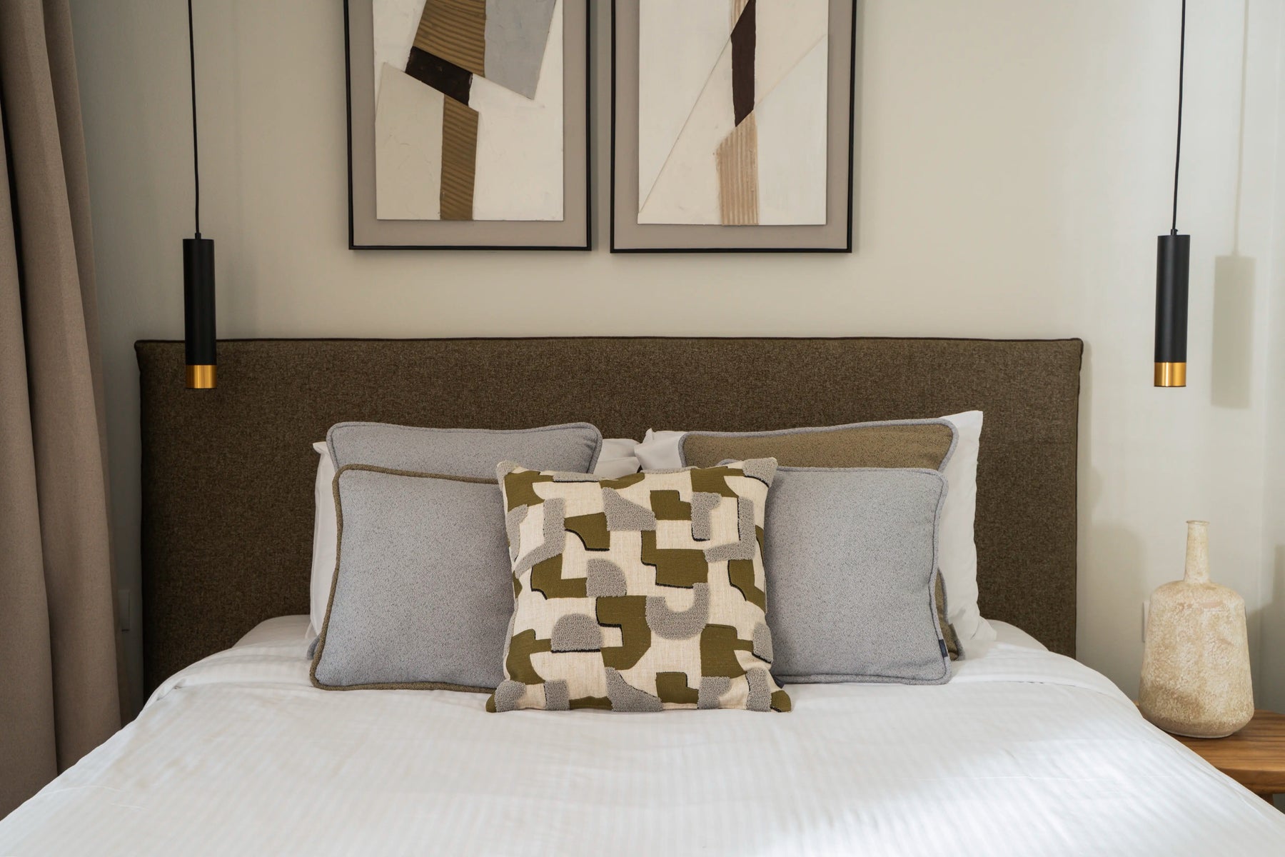 Signature Kissen Oliv