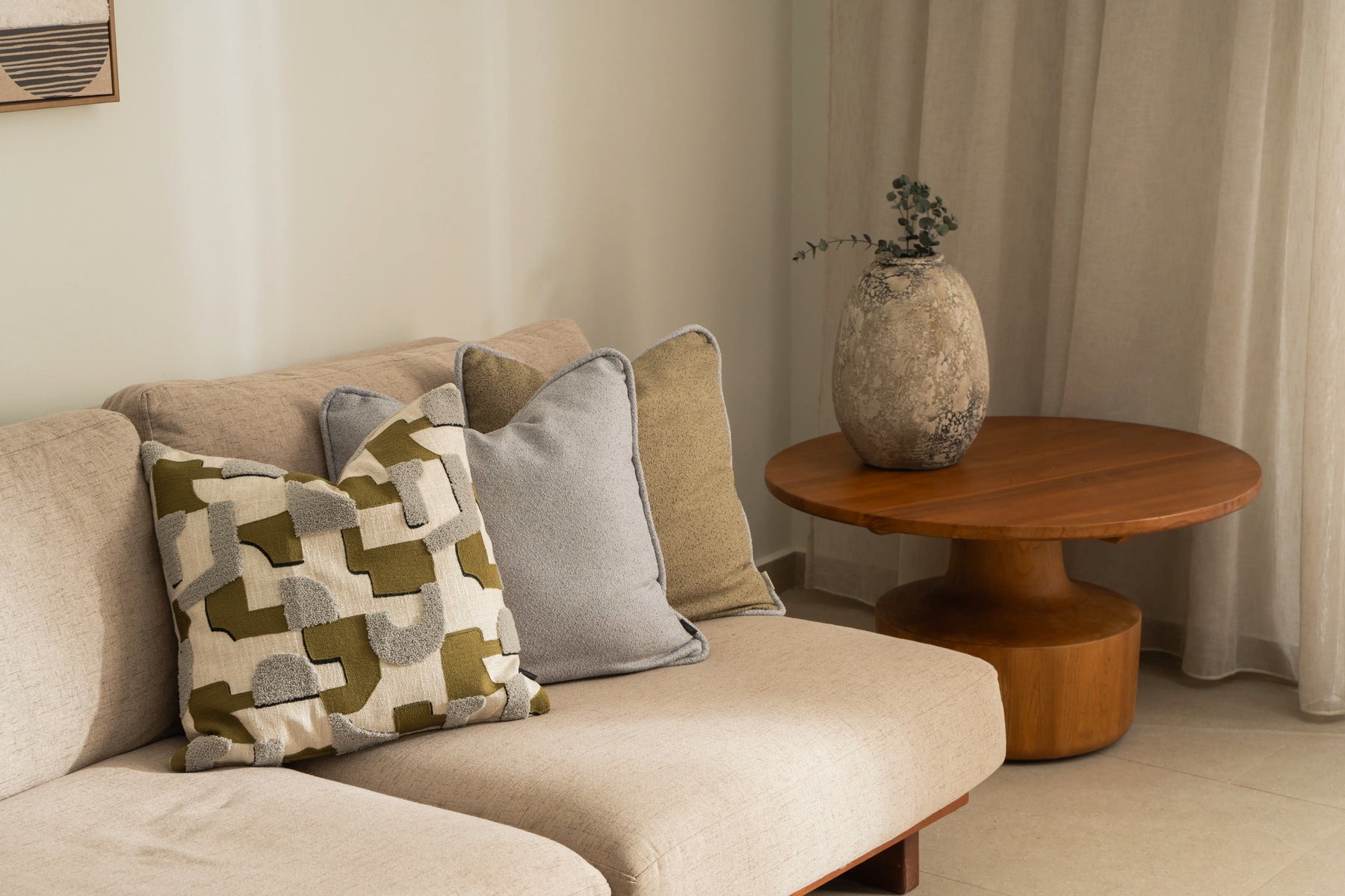 Marrakesch Kissen Olive