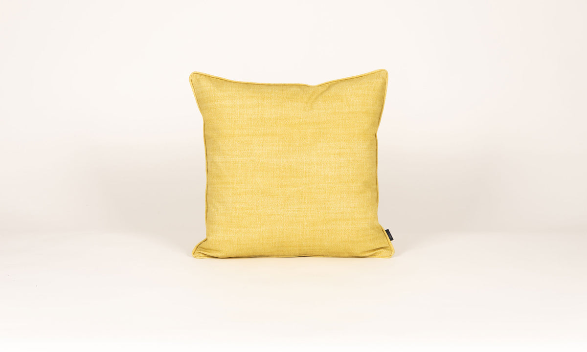 Salvador Uni Kederkissen Ocker