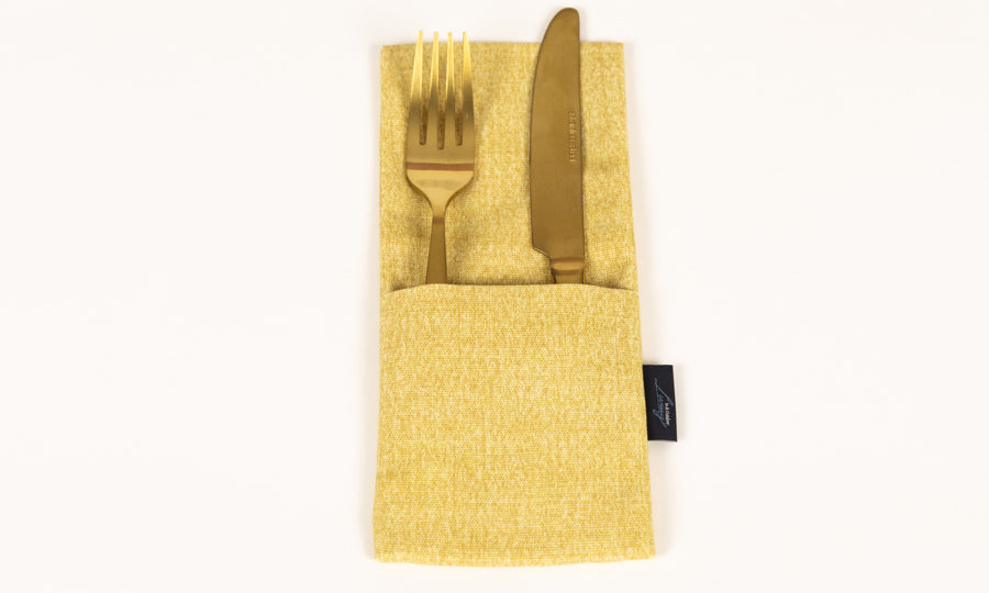 Salvador Bestecktasche Ocker (2er Set)