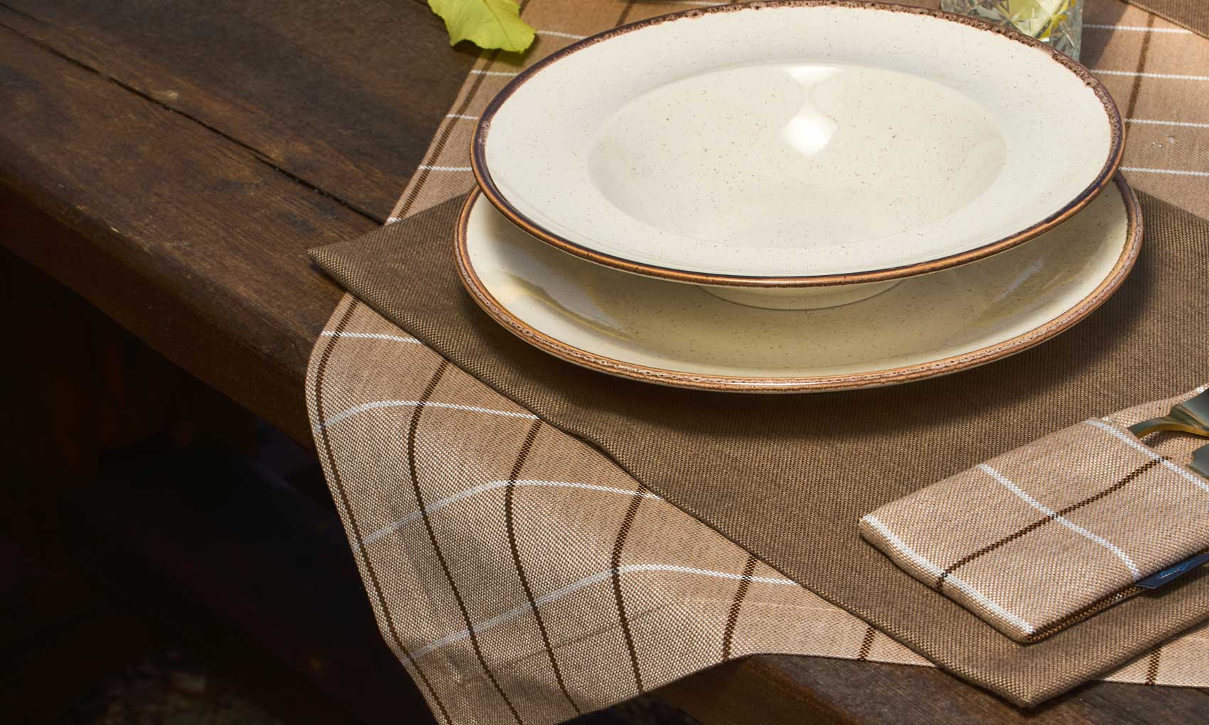 Landhaus Tischtextilien Café