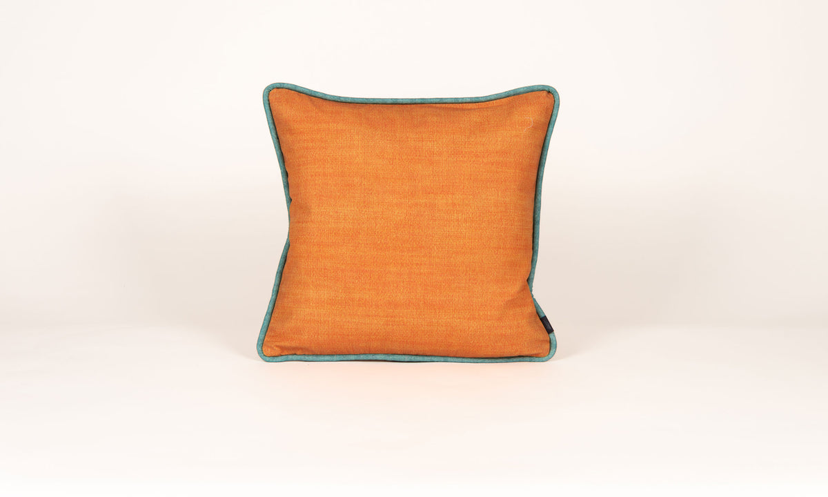 Tropical Kederkissen Salvador Coral/Türkis