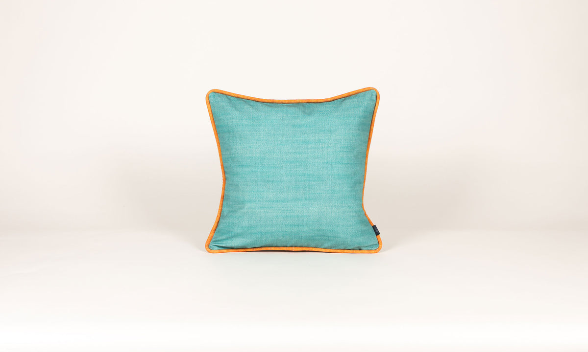 Tropical Kederkissen Salvador Türkis/Coral