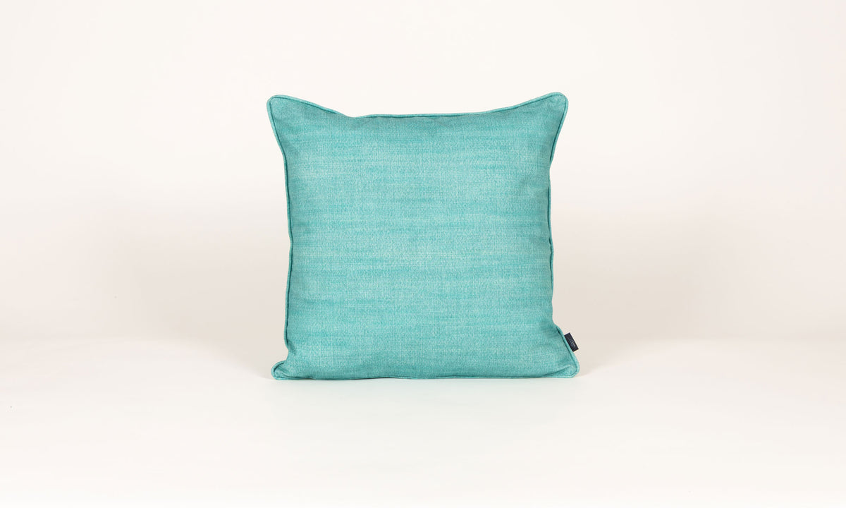 Salvador Uni Kederkissen Türkis