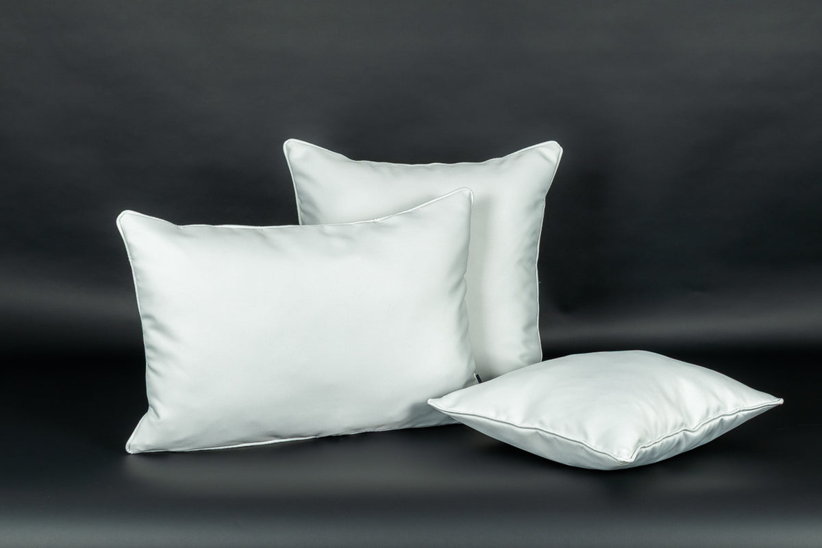 Peru Kederkissen Weiß