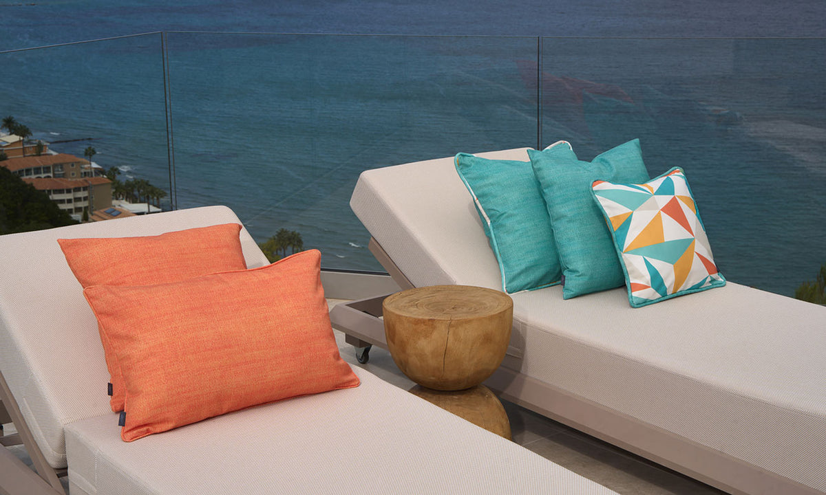 Salvador Uni Kederkissen Coral