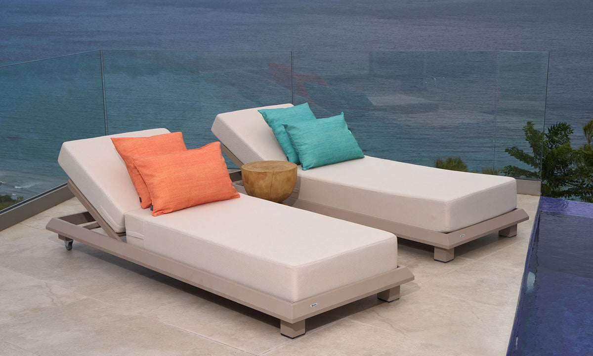 Tropical Kederkissen Salvador Türkis/Coral