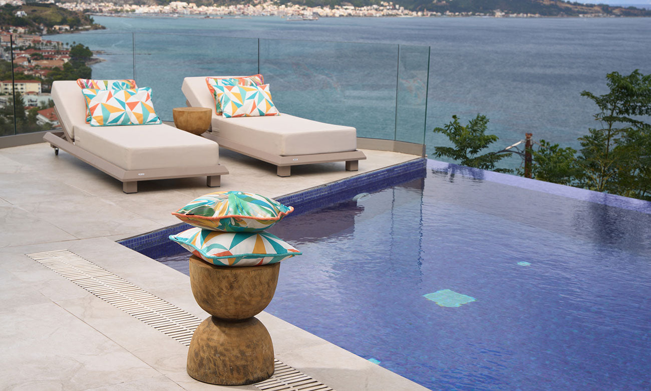 Salvador Uni Kissen Türkis