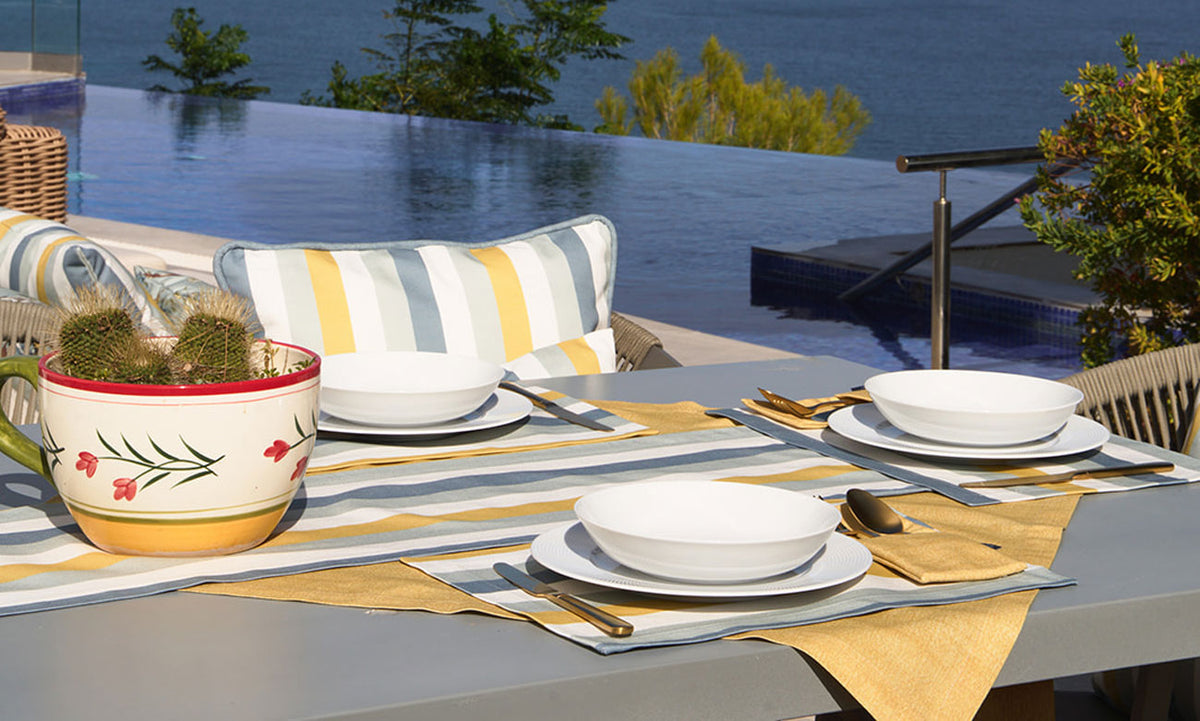 Salvador Tischtextilien Ocker