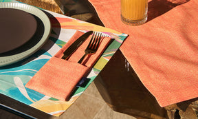 Tropical Bestecktasche  Salvador Coral (2er Set)