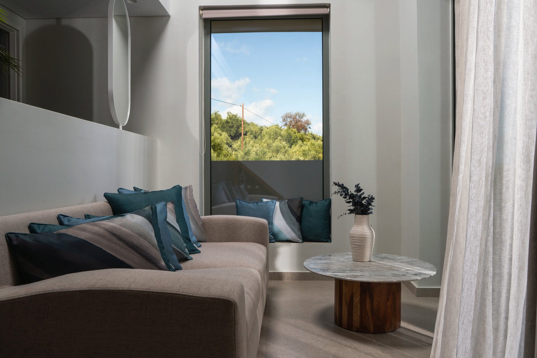 Peru Kederkissen Petrol